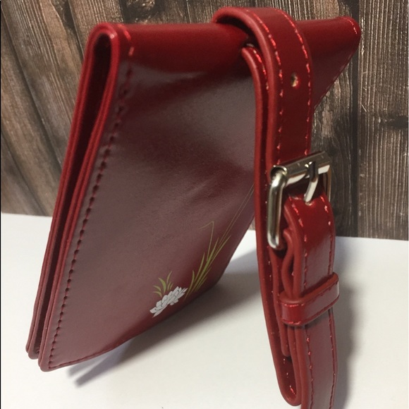 NWT Red Luggage Tag - Cute Frog & Dragonfly - Picture 2 of 6